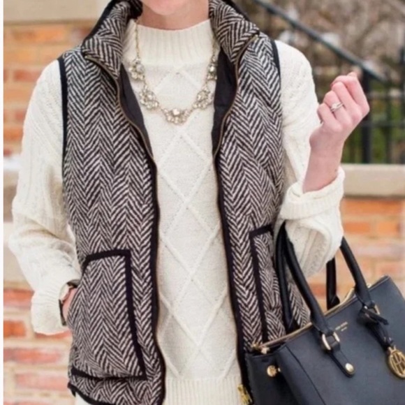 J. Crew Jackets & Blazers - J. Crew excursion herringbone vest